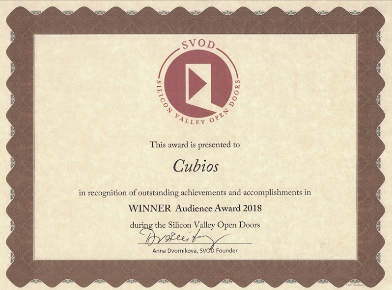 Silicon Valley Open Doors — Audience Award winner, Cubios (2018)