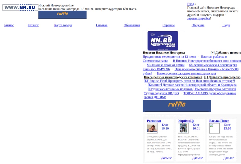 NN.RU in 2010