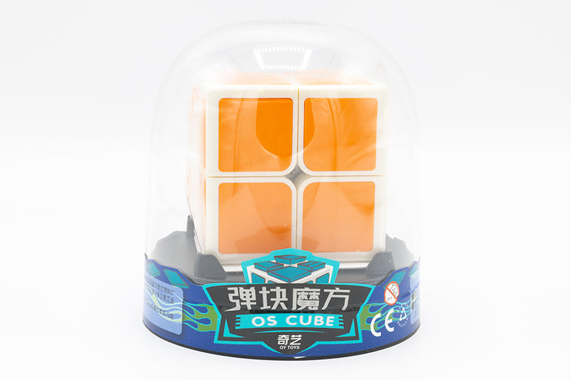 QiYi OS Cube 2×2 — orange, in retail packaging